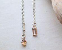Load image into Gallery viewer, Morganite Necklace in Gold and Silver
