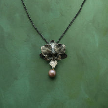 Load image into Gallery viewer, Orchid Necklace in Sterling Silver