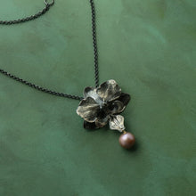 Load image into Gallery viewer, Orchid Necklace in Sterling Silver