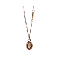 Load image into Gallery viewer, Morganite Necklace in Gold and Silver