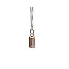 Load image into Gallery viewer, Morganite Necklace in Gold and Silver