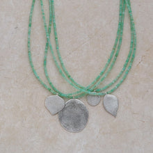 Load image into Gallery viewer, Chrysoprase Silhouette Necklace
