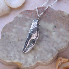 Load image into Gallery viewer, Crab Claw Pendant in Sterling Silver
