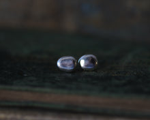 Load image into Gallery viewer, Cobble Stone Stud Earrings in Sterling Silver
