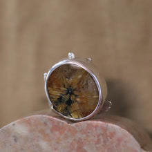 Load image into Gallery viewer, Star Rutilated Quartz Necklace in Sterling Silver
