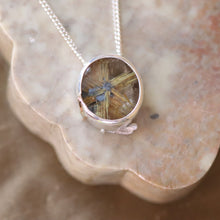 Load image into Gallery viewer, Star Rutilated Quartz Necklace in Sterling Silver
