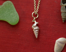 Load image into Gallery viewer, Auger Shell Charm in Sterling Silver
