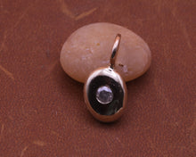 Load image into Gallery viewer, Diamond Gold Stone Pendant Charm in Gold

