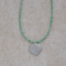 Load image into Gallery viewer, Chrysoprase Silhouette Necklace
