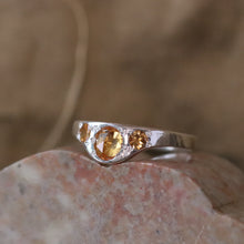 Load image into Gallery viewer, Garnet Riset Ring in Sterling Silver
