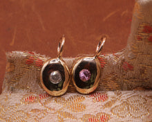 Load image into Gallery viewer, Pink Spinel Gold Stone Pendant Charm in Gold
