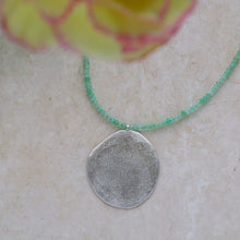 Load image into Gallery viewer, Chrysoprase Silhouette Necklace
