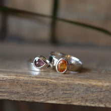 Load image into Gallery viewer, Malaya Garnet Bella Ring - Size 7.25
