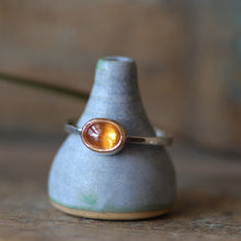 Load image into Gallery viewer, Gold and Silver Spessartine Garnet Ring - Size 7.25
