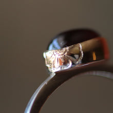 Load image into Gallery viewer, Gold and Silver  Garnet Ring - Size 7.75

