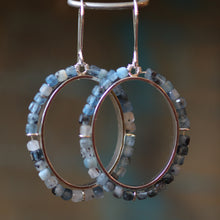 Load image into Gallery viewer, Beaded Hoop Earrings
