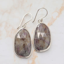 Load image into Gallery viewer, Sterling Silver Ruby Quartz Dangle Earrings
