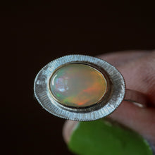 Load image into Gallery viewer, Gold and Silver Ethiopian Opal Soleil Ring
