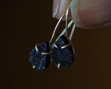 Load image into Gallery viewer, Gold Druzy Drop Earring
