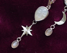 Load image into Gallery viewer, Sterling Silver Celestial Earrings in Sterling Silver
